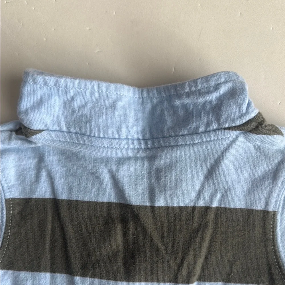 Carter’s Striped Blue & Green Boys Shirt 12 Months